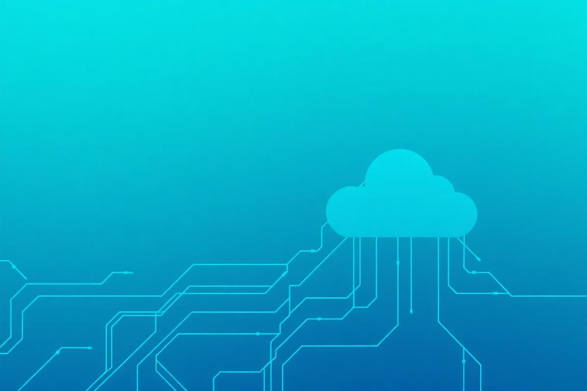 Cloud technology illustration